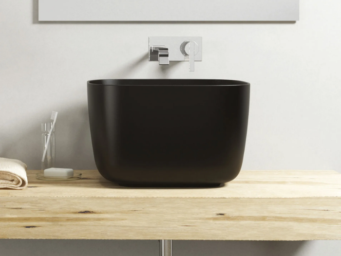 BONZO - Countertop square Luxolid® washbasin _ Relax Design